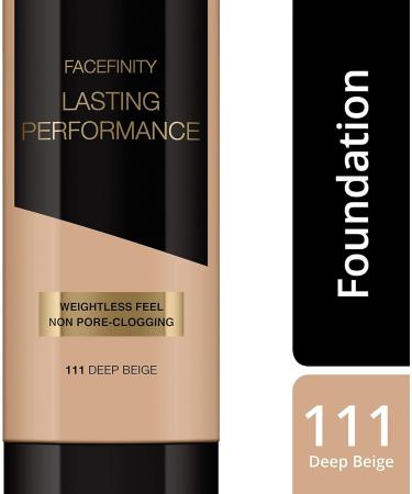 Max Factor Performance Long Foundation-# 111 Deep Beige for Women-35Ml - Buy Online on GoSupps.com