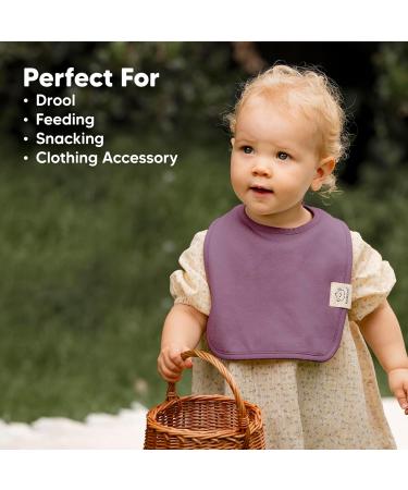 8-Pack Organic Baby Bibs for Boys & Girls - Dool Libbon | Eco-Friendly Stylish Baby Bibs for Mealtime - Buy Online on GoSupps.com