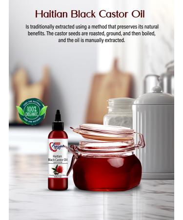 Haitian Black Castor Oil - 100% Pure & Natural | Cold-Pressed | Premium Quality for Hair & Skin Care | Shop Internationally - Buy Online on GoSupps.com