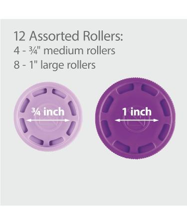 Conair Instant Heat Compact Hot Rollers with Ceramic Technology - Black Case with Purple Rollers - Buy Online on GoSupps.com