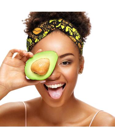 Willbond 8-Piece African Headband Set - Boho Printed Elastic Headbands for Women and Girls - Yoga Sports Workout Hair Accessories - Buy Online on GoSupps.com