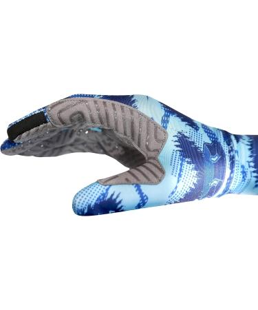 Seibertron S.P.S.G-4 Horse Riding Touchscreen UPF100+ UV Sun Glove | Adult Size Blue - Buy Online on GoSupps.com