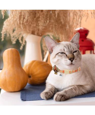 TAILGOO Breakaway Cat Collars with Bell - 3 Pack for Kittens, Puppies, and Tiny Pets - Thanksgiving, Christmas, Pumpkin Design - Buy Online on GoSupps.com