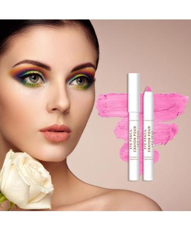 Cream Eyeshadow Stick | Soft Creamy Matte Shimmer Eye Shadow Pencil Crayon Eye Brightener Highlighter Eyeliner Crayon Make Up Set 20 Colors Smudge-Proof Transfer-Proof A10 - Buy Online on GoSupps.com