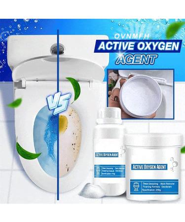 Toilet Active Oxygen Agent All Purpose Deep Descaling Cleaning Powder Deodorization and Fragrance Retention Cleaner Active Oxygen Decomposition Urine Stains Toilet Cleaning Supplies (110g) - Buy Online on GoSupps.com