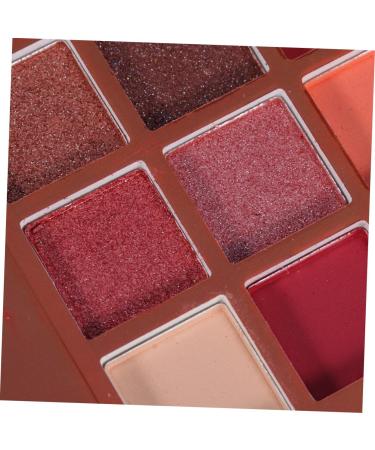 FOMIYES 9 Makeup Cosmetic Highlighter Pearlescent Glitter Diamond Eye Metallic Eyeshadow Colors Shadow 1 count (Pack of 1) Red - Buy Online on GoSupps.com
