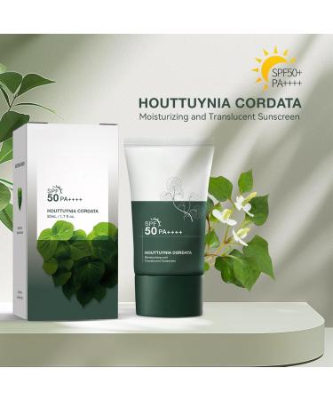 Heartleaf Houttuynia Cordata Silky Korean Moisturizing Spf 50+ Sun Cream Heartleaf Silky Moisture Sun Cream Heartleaf Silky Moisturizing Sunscreen Houttuynia Cordata Sunscreen (1PC) - Buy Online on GoSupps.com
