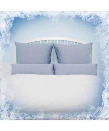 HOMFINE Cooling Pillow Cover Set - Double-Sided Cooling Pillows for Side Sleepers - ARC-Chill Fiber for Summer Comfort - Buy Online on GoSupps.com