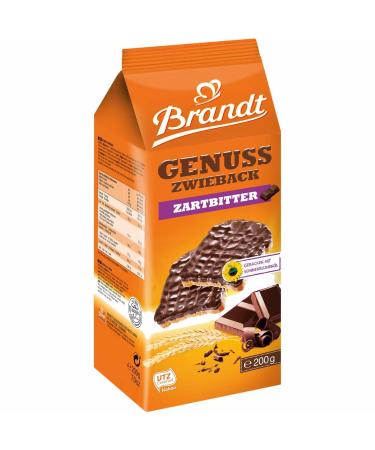 Buy Brandt Genuss Zwieback Dark Chocolate 10-Pack (10x200g) - International Shipping Available - Buy Online on GoSupps.com