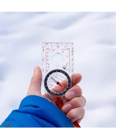 Sun Company ProMap Compass - Ultra Lightweight Baseplate Map Compass with Declination Scale - Accurate Orienteering Base Plate Compass for Hiking  Backpacking  Camping  and Survival Navigation - Buy Online on GoSupps.com
