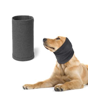 LESYPET Dog Hood Winter Earmuffs Calming Dog Ear Cover, Cat Quiet Ears Hoodie for Anxiety Relief, Noise Protection, Grooming, L Large