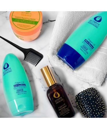 Buy ULTIMATE Moroccan Argan Oil Mint Shampoo 300ml - Sulfate Free & Color Safe - Nourishing Argan Oil for Healthy Hair - Buy Online on GoSupps.com