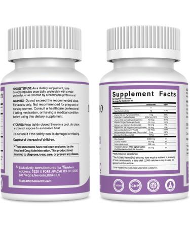 13-in-1 Myo Inositol & D-Chiro Inositol for Women PCOS Hormonal Balance 2460mg-40:1 Ratio Ovarian Health&Cycle Support Supplement Plus Alpha Lipoic Acid/Folate/Vitex/Magnesium/Multivitamin 120 Veg Cap 120 Count (Pack of 1) 1 - Buy Online on GoSupps.com