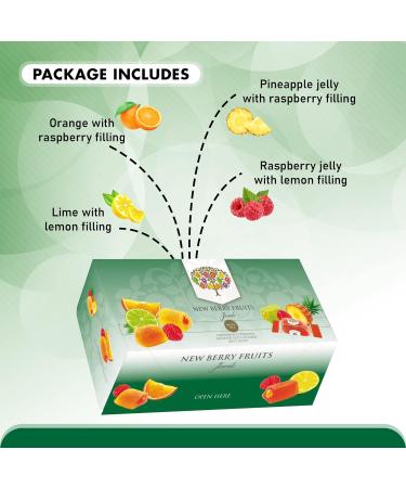 New Berry Fruits Jewels |Individually Wrapped Assorted Soft Centred Fruit Jellies| - Buy Online on GoSupps.com