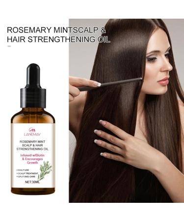 Buy Pure Rosemary Hair Oil - 30ml Natural Essential Oil for Hair Growth & Scalp Care - Buy Online on GoSupps.com