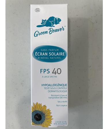 Green Beaver Moisturizing SPF 40 Natural Reef-Safe Sunscreen Lotion | Hypoallergenic Mineral Sunblock for All Skin Types - Buy Online on GoSupps.com