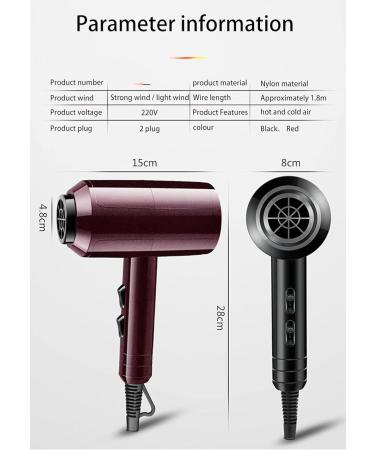 Portable Mini Hair Dryer 1100w Hair Dryer Travel Hair Dryer - Buy Online on GoSupps.com