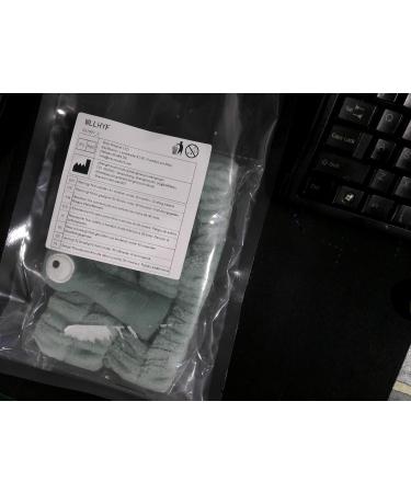 WLLHYF Spa Headband Face Wash Wristband Set Makeup Head Band Snail Coral Fleece Hair Band Skincare Hairband Elastic Creative Cartoon Head Wraps Cute Hair Accessories for Women Girls (Green) - Buy Online on GoSupps.com