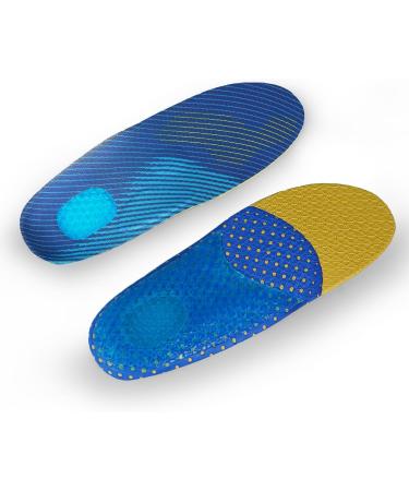 Men's Gel Shoe Inserts & Women's Shock Absorbing Insoles - Arch Support for All-Day Comfort in Heavy Duty Work Boots (US 7-11 - Buy Online on GoSupps.com