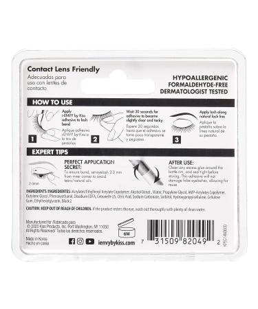 Kiss I Envy Eyelash Adhesive - 3D Super Strong Hold Black | International Shipping Available - Buy Online on GoSupps.com