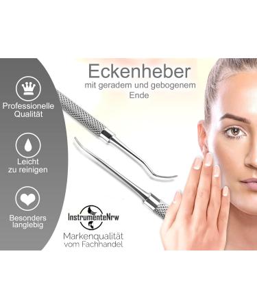 Corner Lifter for Foot & Nail Care - Straight & Curved End Model | International Shipping Available - Buy Online on GoSupps.com