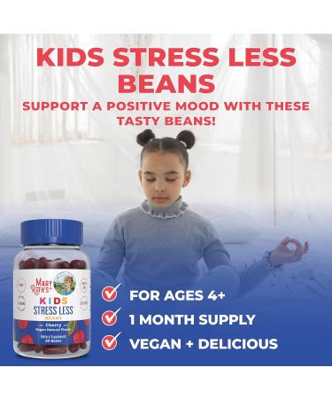 MaryRuth's Stress Relief Vita-Beans for Kids | Calm & Relaxation Support with Magnesium Citrate & L-Theanine | Vegan & Non-GMO | 60 Count - Buy Online on GoSupps.com
