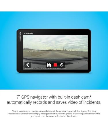 Garmin DriveCam 76  Large  Easy-to-Read 7 GPS car Navigator  Built-in Dash Cam  Automatic Incident Detection  High-Resolution Birdseye Satellite Imagery 7" with Camera Navigator - Buy Online on GoSupps.com