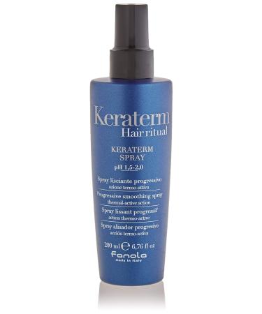 Fanola Keraterm Hair Ritual progressive smoothing spray thermal-active action, 6.76 Ounce/200 ml