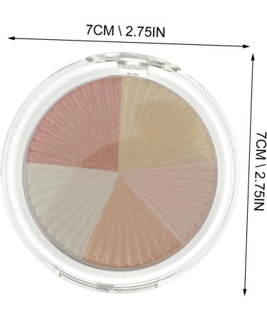 VINTORKY 1 Box Highlight Powder Highlighter Cream Shimmer Powder for Face Highlighting Plastic Shell - Buy Online on GoSupps.com