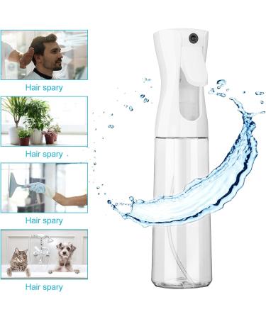 2 Pack 6.7oz Empty Continuous Spray Bottles - Ultra Fine Mister for Cooking, Cleaning, Hairstyling - Propellant Free - Clear 200ml - Buy Online on GoSupps.com