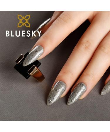 Bluesky Glitter No Wipe Top Coat GTC05 Silver 10ml - UV LED Cure | Invitation Only - Buy Online on GoSupps.com