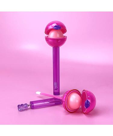 Glossy Pops Scented Lip Balm & Gloss Combo | Sweet Treat Collection - Gimmy Gummy Bear Scent - Buy Online on GoSupps.com