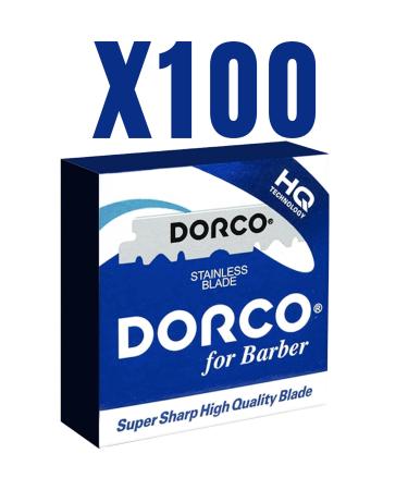 100 x Dorco Blue Razor blades