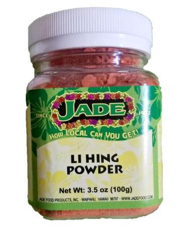 Jade Li Hing Mui Dried Plum Powder 3.5 Ounce Shaker Bottle