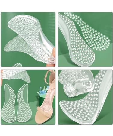 Beavorty 4 Pairs Clear Metatarsal Forefoot Pads - Gel Cushions for Ball of Foot Pain Relief | Comfortable & Reusable - Buy Online on GoSupps.com
