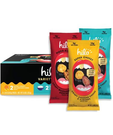 Shop Hilo Life Keto Snack Mix 6 Count Ã¢â¬â Low Carb Variety Pack: Super Cheesy  Really Ranchy  Piece-A-Pizza - Buy Online on GoSupps.com