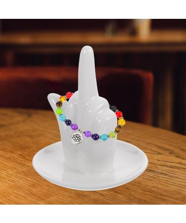 Writwaa Gestetklett Ceramic Jewelry Storage Tray | Engagement Ring Organizer | Unique Wedding Decorations & Funny Home Decor - Buy Online on GoSupps.com