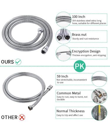 Shower Enema System with 100" Hose & Water Control Valve - Douche Colonic Cleanse Kit for Ultimate Personal Hygiene - Buy Online on GoSupps.com