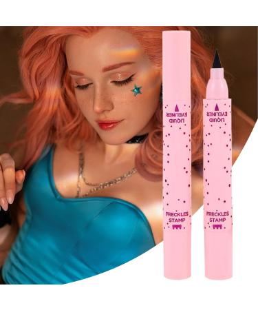 Wisylizv Freckles Stamp Face Dots Pen Waterproof 2in1 Fake Freckles Stamps Eyeliner Long Lasting Skin Care Women Girls Natural Look For Face Care 03 - Buy Online on GoSupps.com