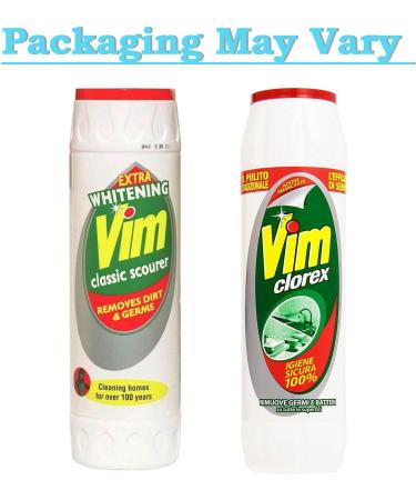 Housold Vim Classic Scouring Powder Removes Grease and Grime | Cleans Kitchenware and Utensils Ideal for Cookware Pans Pots Cookware - Buy Online on GoSupps.com