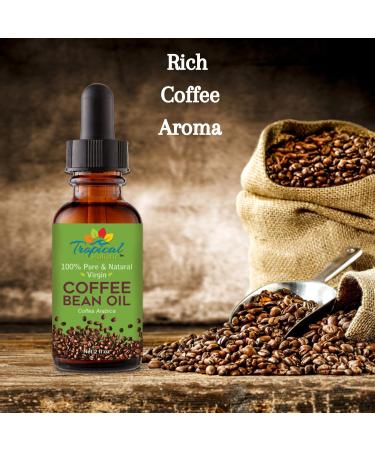 100% Pure Roasted Coffee Bean Oil - Virgin Cold Pressed Unrefined for Massage Soap Making Hair Skin & Nails | 2 fl oz - International Shipping - Buy Online on GoSupps.com