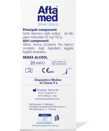  Aftamed Aftamed Spray 20ml - Buy Online on GoSupps.com