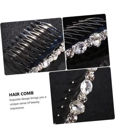 DOITOOL 1 Pc Hair Comb Metal Hair Clips Face Ice Cubes Crystal Headband Carpal Tunnel Wrist Brace Banana Clip Banana Hair Claw Clips Pink Crystal Side Pearl Oval Alloy Hair up - Buy Online on GoSupps.com