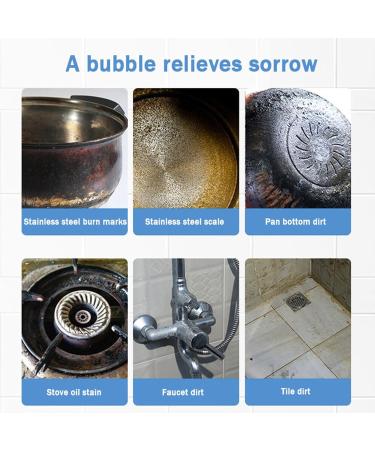 Stainless Steel Pot Cleaner Pot Scale Remover | Stove Rust Pan Stainless Steel Pan Cleaner and Pot Scale Remover for Cookware Stove Rowces 100g - Buy Online on GoSupps.com