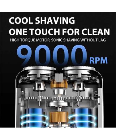 R-12 Luggage Electric Shaver Beard Shaver Traveler Mini And Portable Suitcase Design Mini Electric Shaver Rechargeable Dual Blade Razor Waterproof USB Fast Charging (D) - Buy Online on GoSupps.com