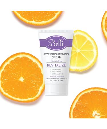 Belli Beauty Eye Brightening Cream - Pregnancy Safe Vegan Skincare - Gluten-Free Facial Care - Buy Online on GoSupps.com