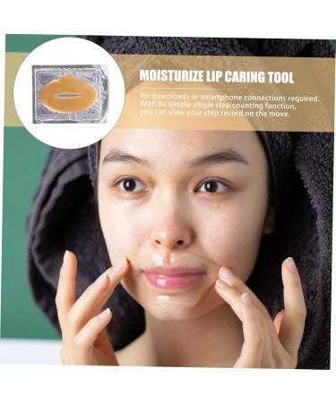 Ipetboom 25pi ces Masques L vres Exfoliants Gel Hydratant Naturel Pour Soin Des L vres Pour ges Texture L g re Et Non Grasse 9x6x0.2cm dor  - Buy Online on GoSupps.com