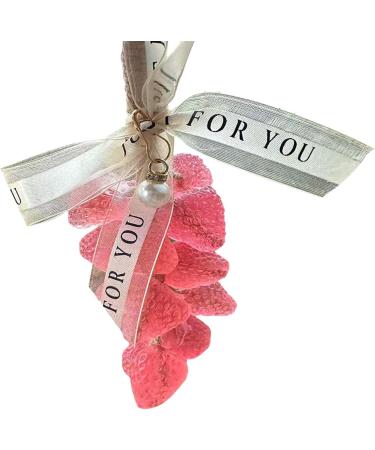  G n rique Strawberry Fruit-Shaped Soap Facial Soap on a Cord - Brightening Moisturizing Aesthetic Bath Soap Decorative Body Care - Buy Online on GoSupps.com