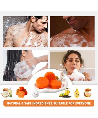  Mimoqk Body Odor Soap Deodorizing Cleanser 100g with Gentle Formula Sensitive Skin Refreshing Bath Supply for Shower Travel Hotel Adults Kids Neck Thighs Family Use - Buy Online on GoSupps.com