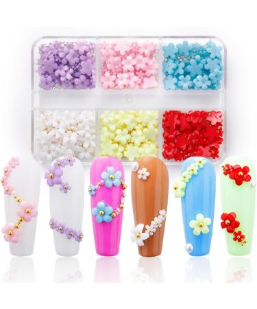 Photography Nail Decor Three-Dimensional with Steel Ball Lightweight Small Flowers Nail Decoration for Women Manicure Decor Fashion - Buy Online on GoSupps.com